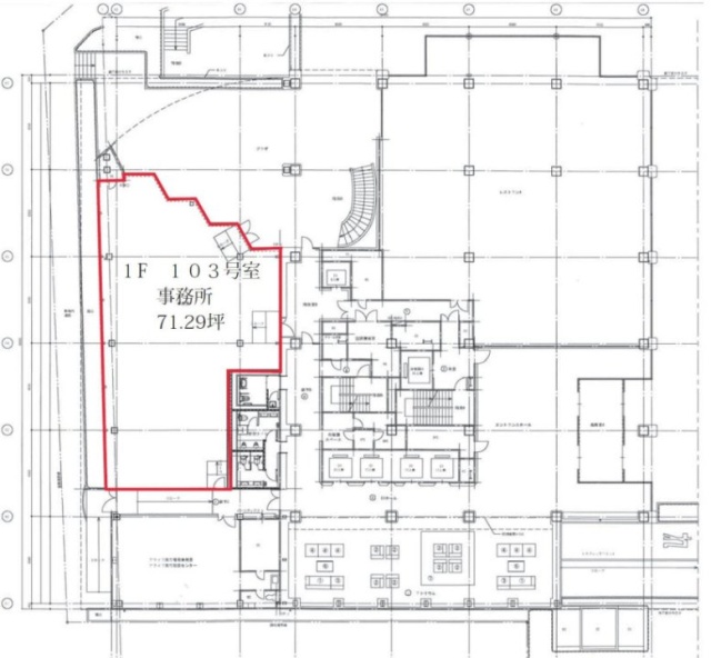 MFPR渋谷ビル1F 間取り図