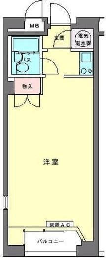 ヒルクレスト平河町202 間取り図