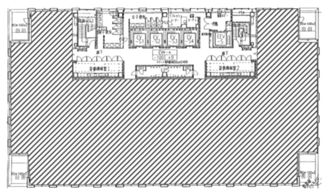 台場ガーデンシティビル12F 間取り図