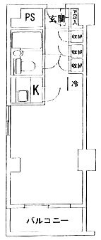 コトー駿河台501 間取り図