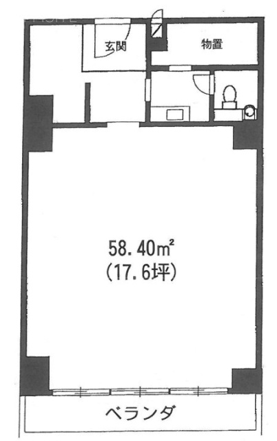 ローヤルマンション503 間取り図