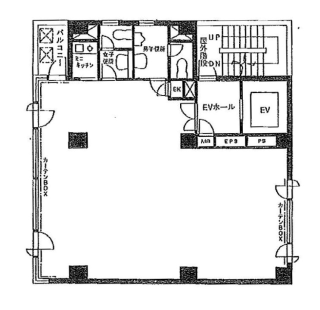 いしづかビル5F 間取り図