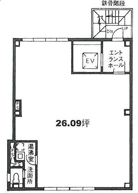 エンドービル3F 間取り図