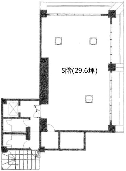浅野ビル本館5F 間取り図