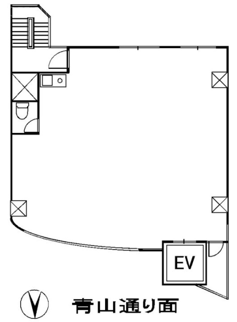 青山KKビル7F 間取り図