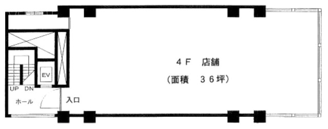 タンポポビル4F 間取り図