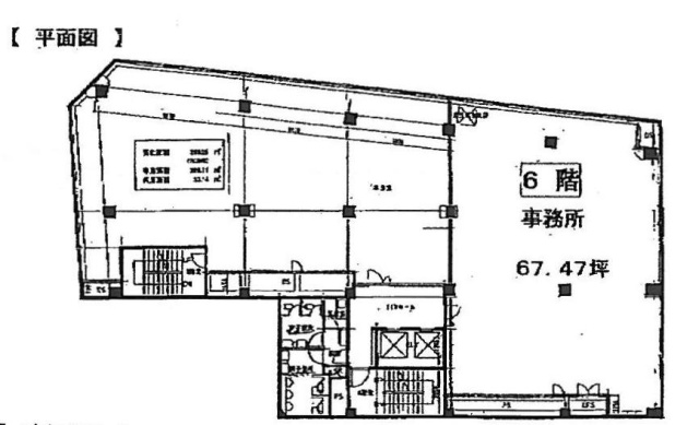 ヒューリック西銀座ビル6F 間取り図