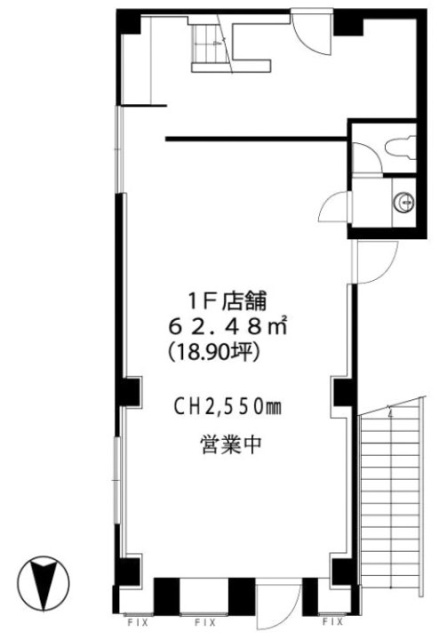 アーバンプレイス下北沢ビル1F 間取り図