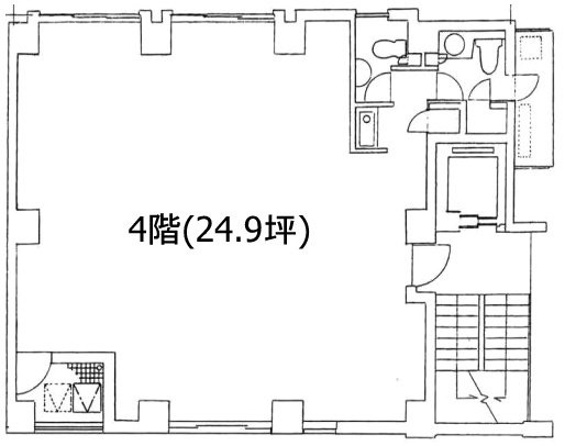 アントリアビル4F 間取り図
