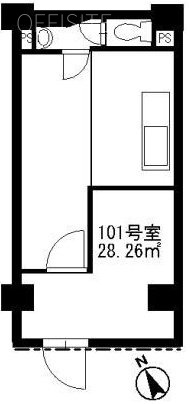 平田ハイム101 間取り図