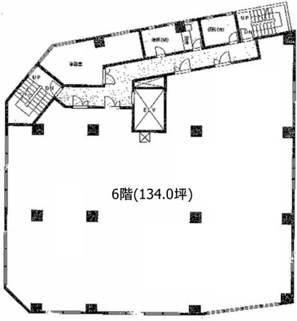 武蔵野ビル6F 間取り図