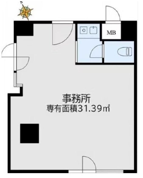 ドルミ本郷ササキビル501 間取り図