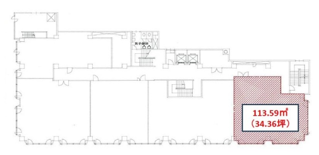 吉祥寺ビル4F 間取り図