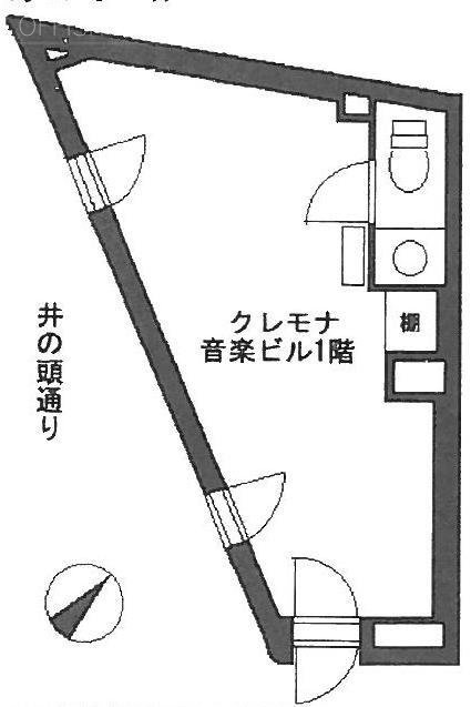 クレモナ音楽ビル101 間取り図