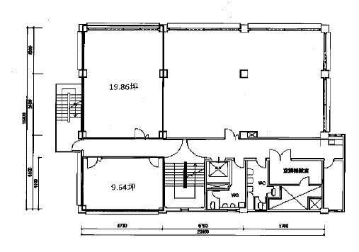 JCⅡ一番町ビル4F 間取り図