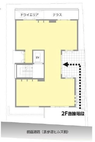 エスパス表参道2F 間取り図