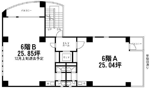 ユニオン駅前ビルB 間取り図