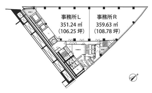 汐留エッジL 間取り図