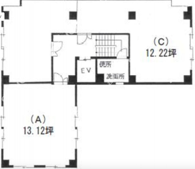 折田ビルA 間取り図