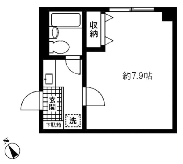 橘ビル4F 間取り図