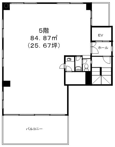 塚本ビル5F 間取り図