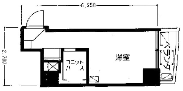 ハイツ五反田ビル603 間取り図