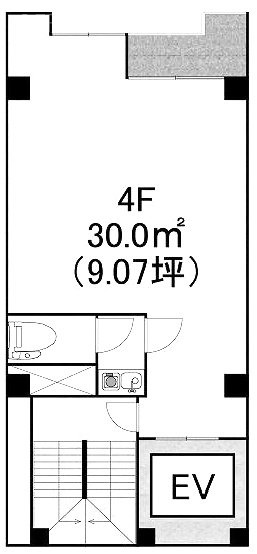 よしむらビル4F 間取り図