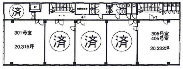 第二石橋ビル301 間取り図