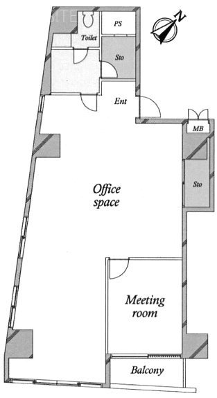 メゾン青南5F 間取り図
