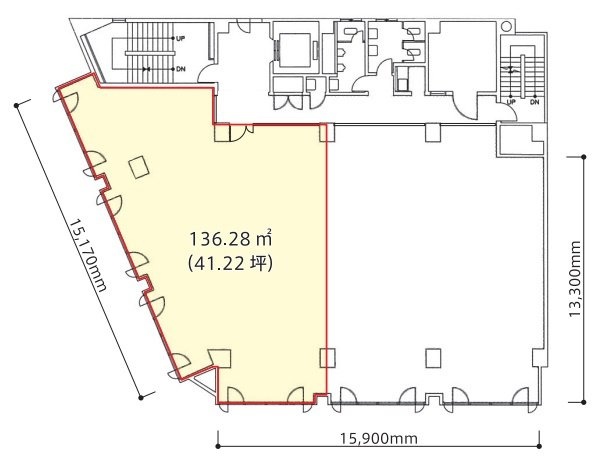 オーク東池袋ビル3F 間取り図