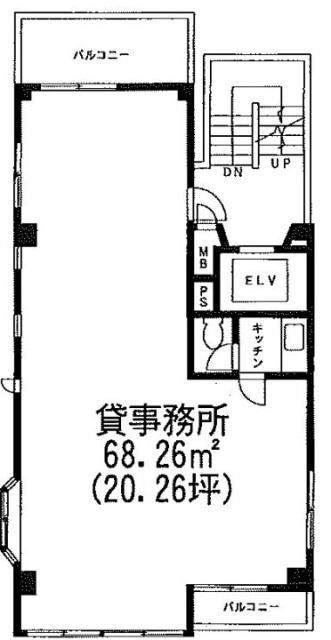 すやまビル5F 間取り図