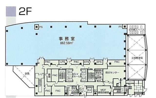 京王府中1丁目ビル2F 間取り図