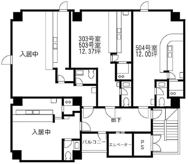 ラビオスかんない3-3 間取り図