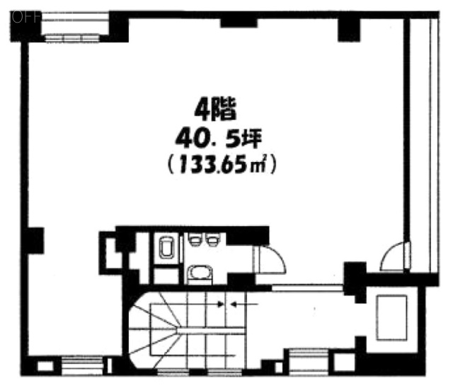 岡本ビル4F 間取り図