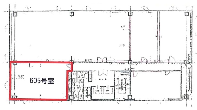 わかちく千葉ビル605 間取り図