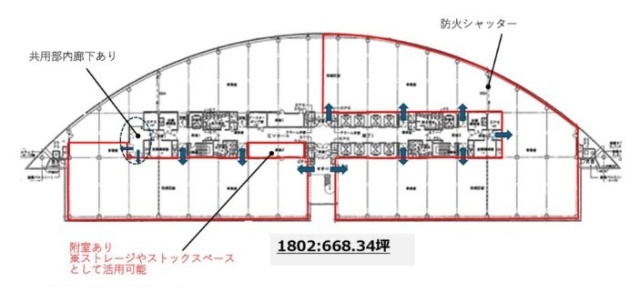 ARCO TOWER(アルコタワー)1802 間取り図