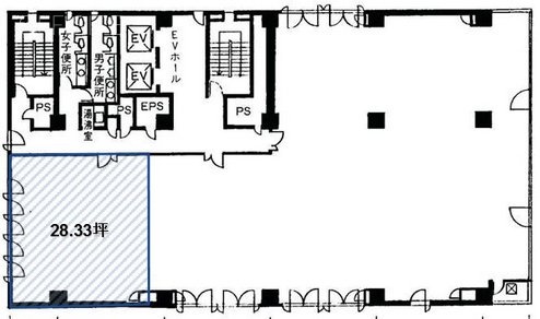 新横浜センタービルA 間取り図