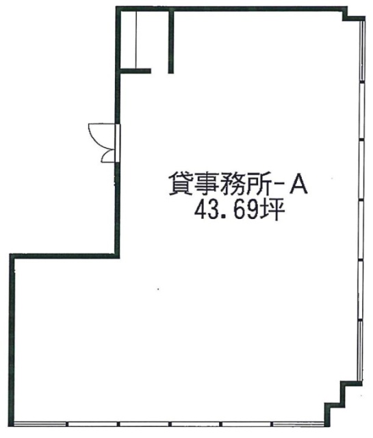 キャロット幕張ビルA-201 間取り図