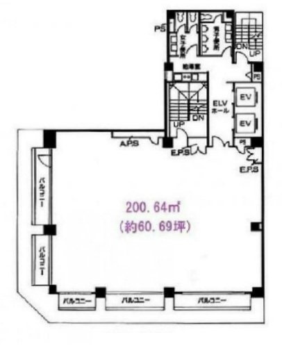 サンヨー堂日本橋ビル7F 間取り図