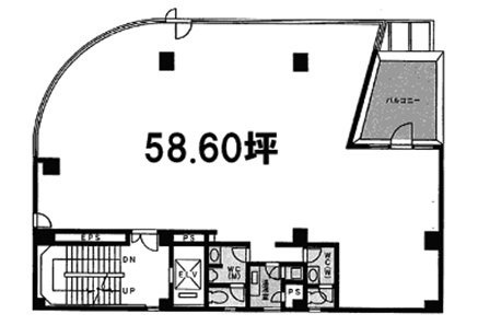 MC中延ビル4F 間取り図