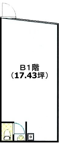 ライオンズプラザビルB1F 間取り図