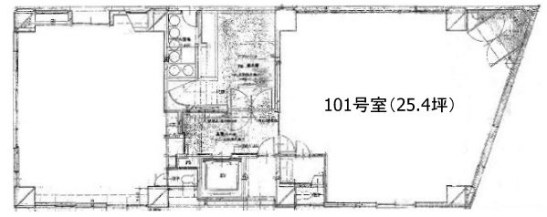 合人社東京秋葉原ビル101 間取り図