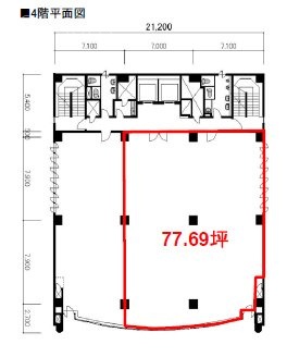 エキニア新宿4F 間取り図