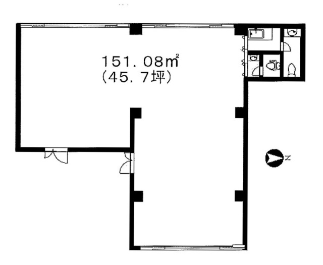 小林ビル1F 間取り図
