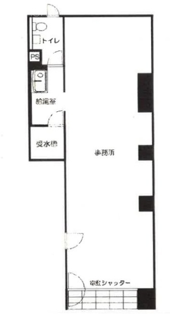 末広第2ビル1F 間取り図