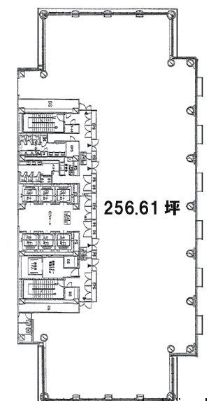 日土地山下町ビル2F 間取り図