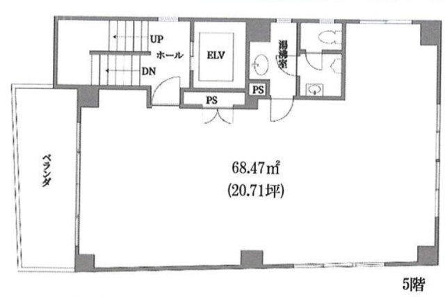 NMビル5F 間取り図