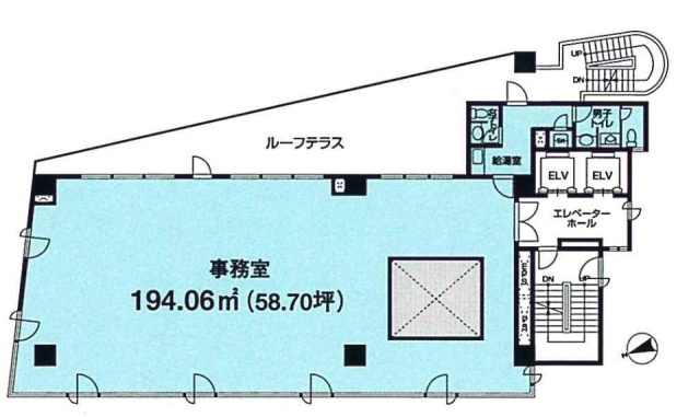 南品川ミヤデラビル7F 間取り図