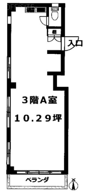 蓬田(よもぎだ)ビルA 間取り図