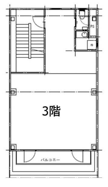DK愛和1ビル3F 間取り図